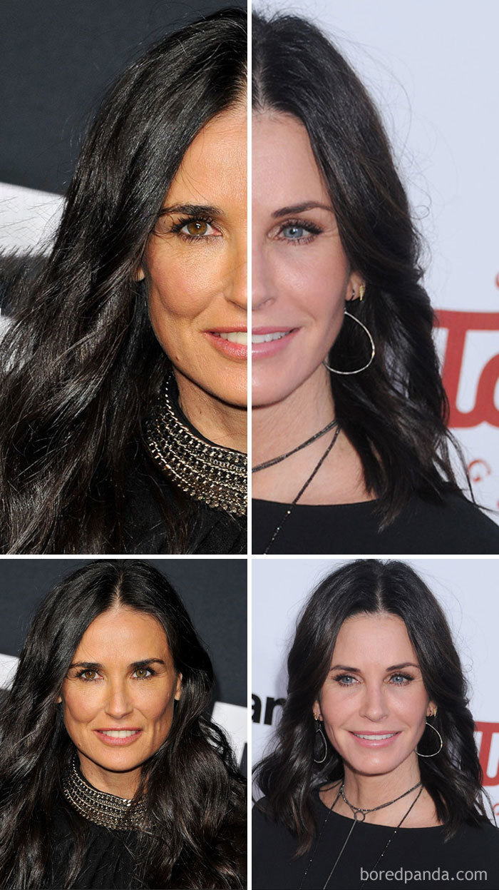 Demi Moore And Courteney Cox