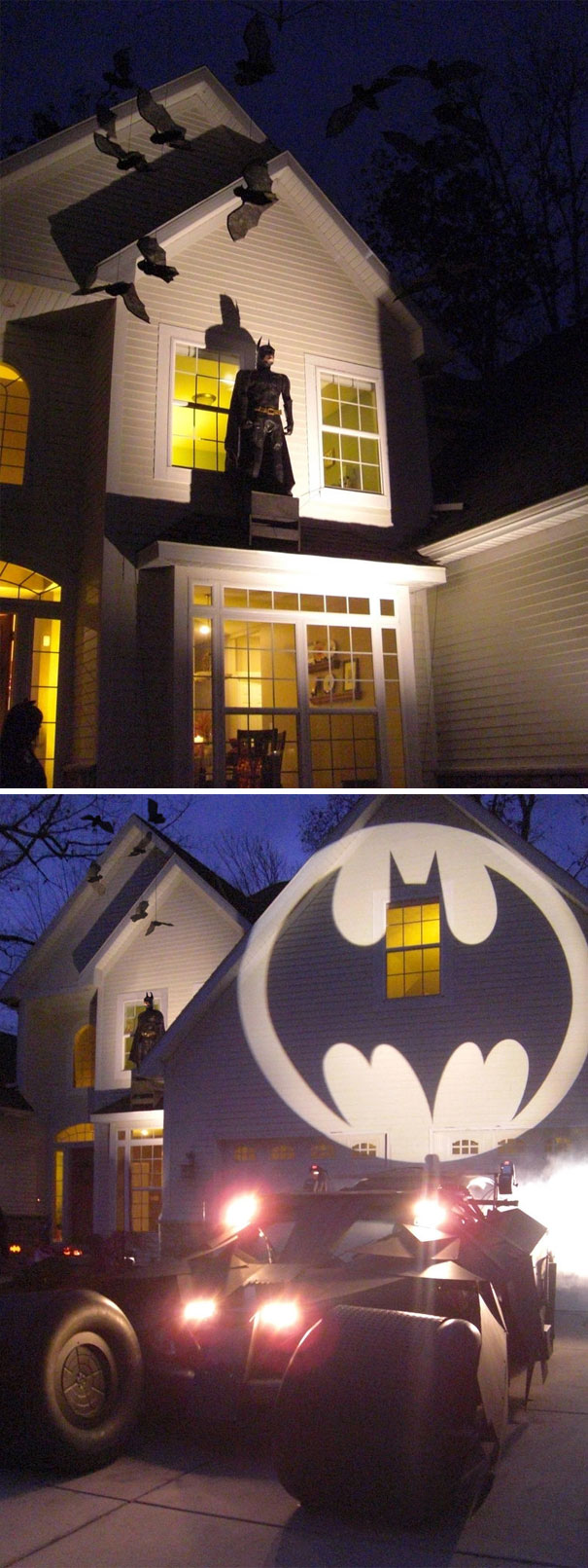 Batman Themed Halloween Display