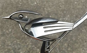 Artist Shapes Old Cutlery Into Magnificent Metal Sculptures Of Animals