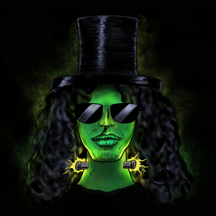 I Reimagined Slash & His Band As Halloween Monsters