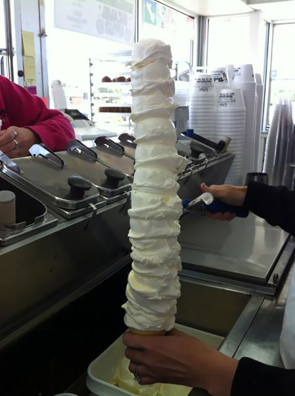 14 Scoops Of Custard. Bored At Work