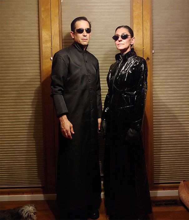 Neo And Trinity Of Matrix Reloaded