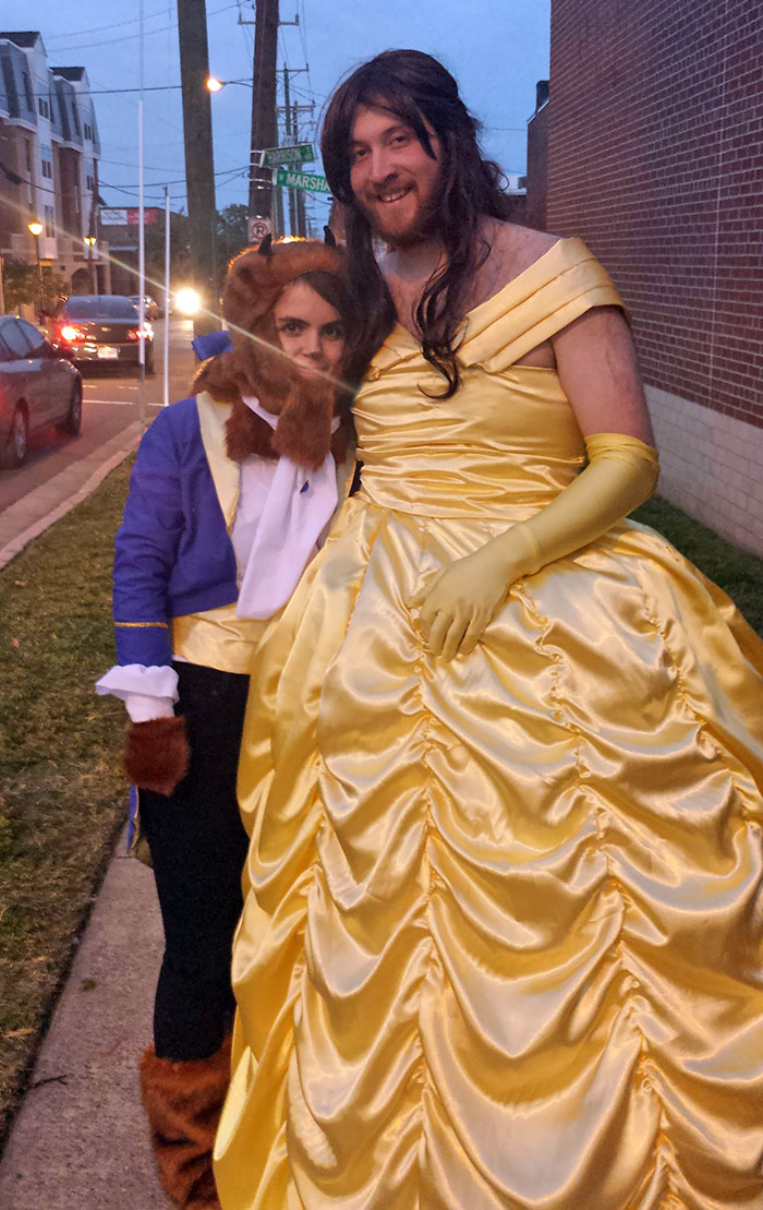 So My Boyfriend And I Were Beauty And The Beast For Halloween