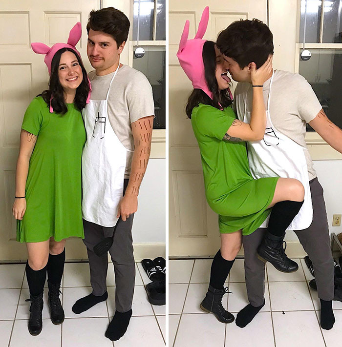 My Girlfriend And I Went Full Bob's Burgers Along With Some Friends For Halloween Last Night. Somehow Didn't Realize The Incestual Implications Until Afterwards