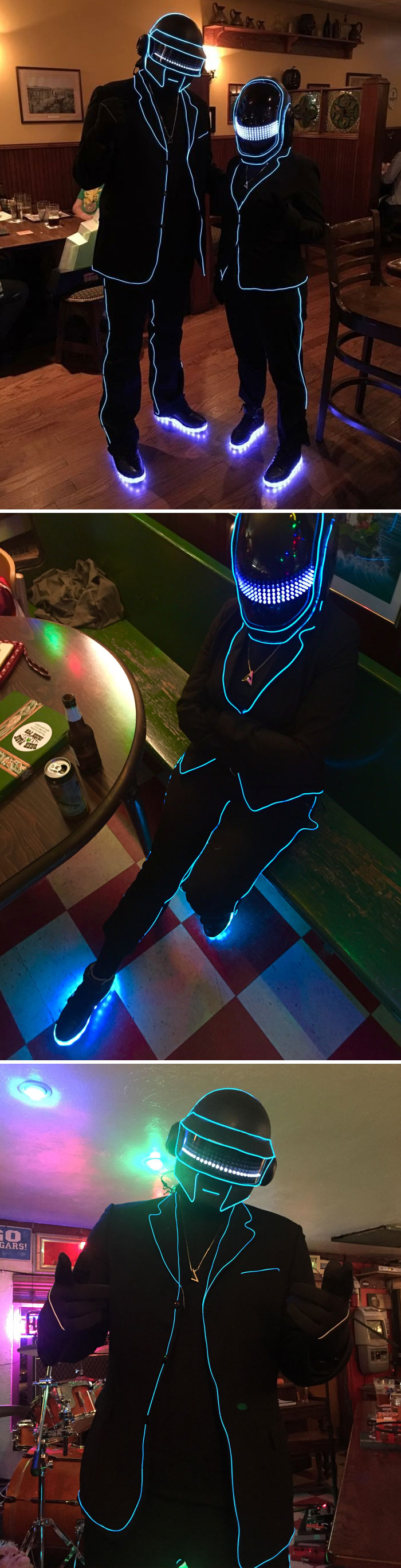 My Wife And I Made Daft Punk Halloween Costumes
