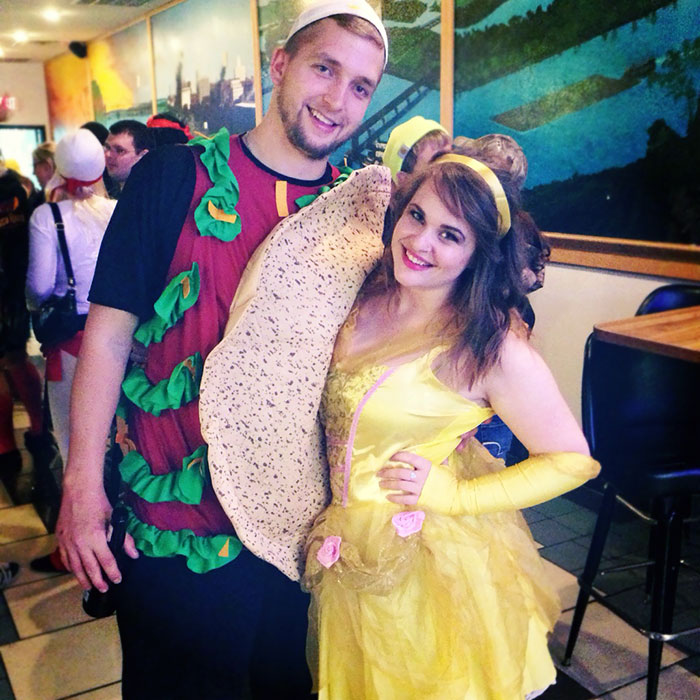 My Boyfriend And I Were Taco Belle For Halloween