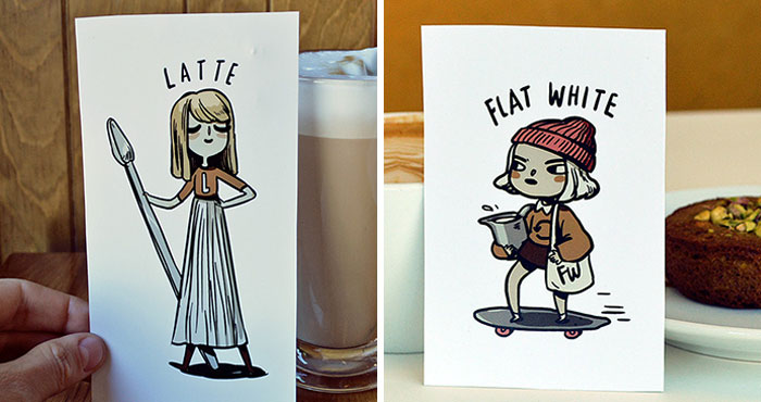 Coffee Inspired Me To Illustrate These Cute Little Characters
