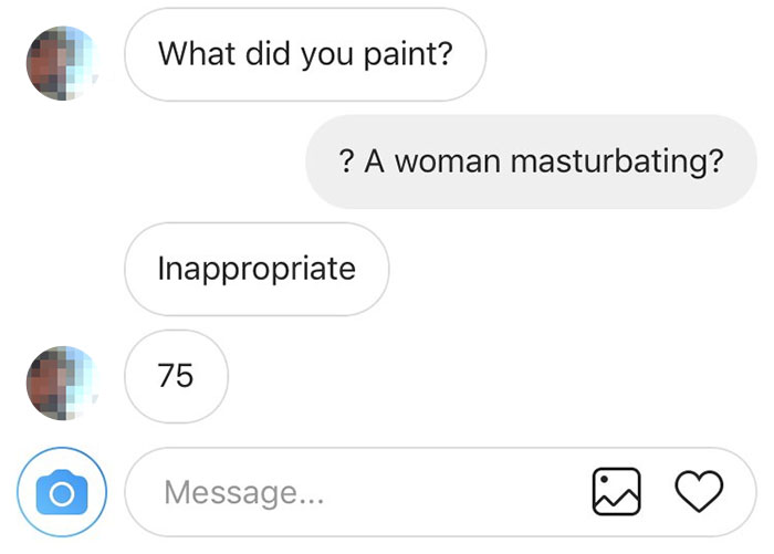 A Client Tried To Lowball This Artist Who Made An 'Inappropriate Painting', So He Shared His Messages Online