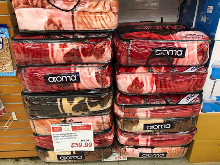 These Blankets Look Like Giant Packages Of Meat