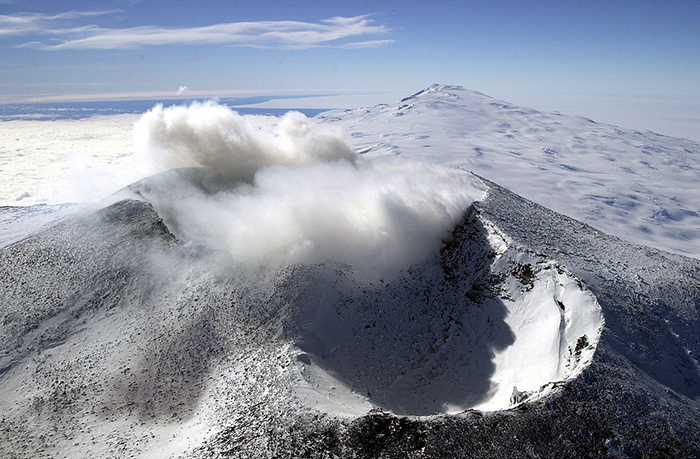 Mount Erebus Is One Of The Few Consistently Active Volcanoes On Earth