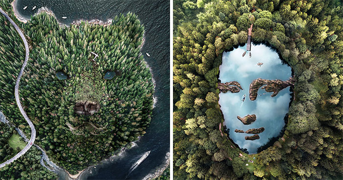 Artist Inspired By Pareidolia Adds Faces Where They Don’t Occur Naturally