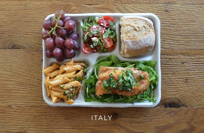 9 Pics That Show What Kids Get For School Lunches In Different Countries