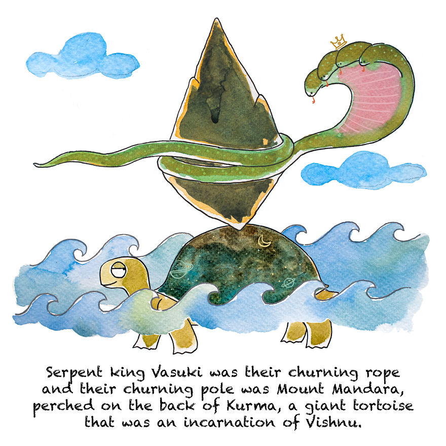 We Created A Series Of Fairytales About Indian Mythology For Our Baby, And This Is One Of Them