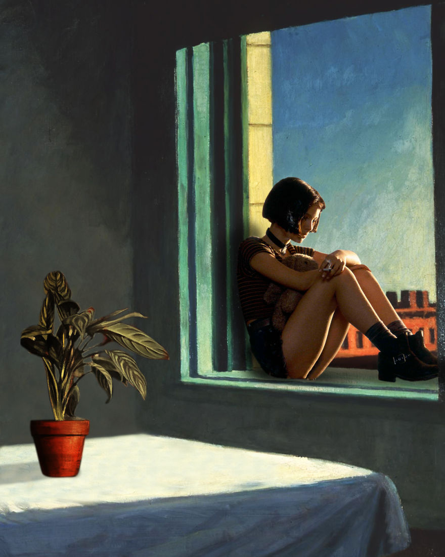 Mathilda With Edward Hopper
