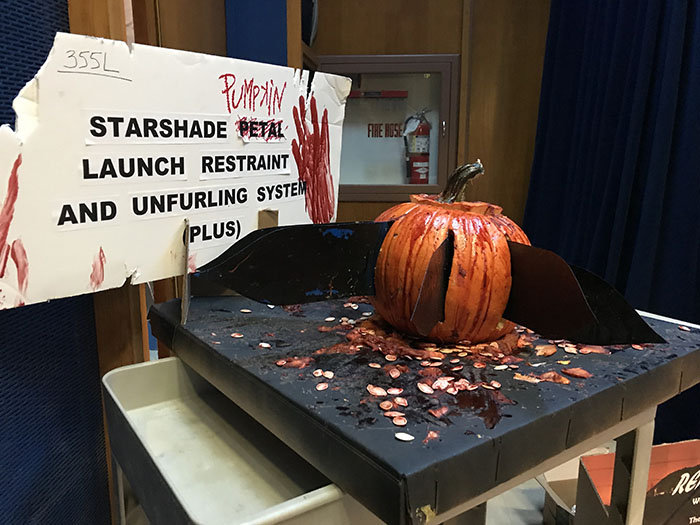 Starshade Pumpkin Launch Restraint And Unfurling System (Plus)
