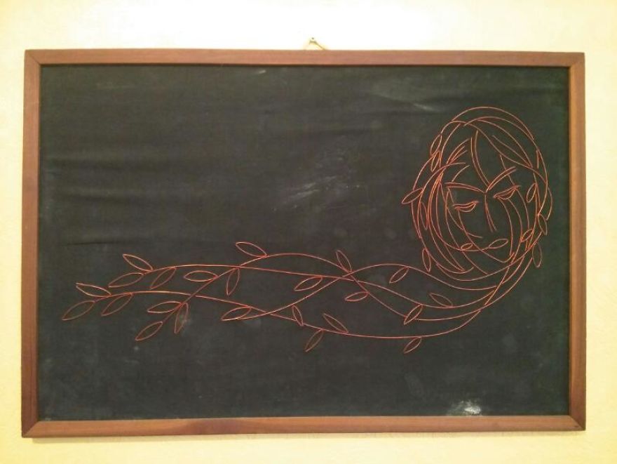 Copper Wirte Painting