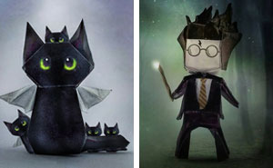 I Make Spooktacular Halloween Origami