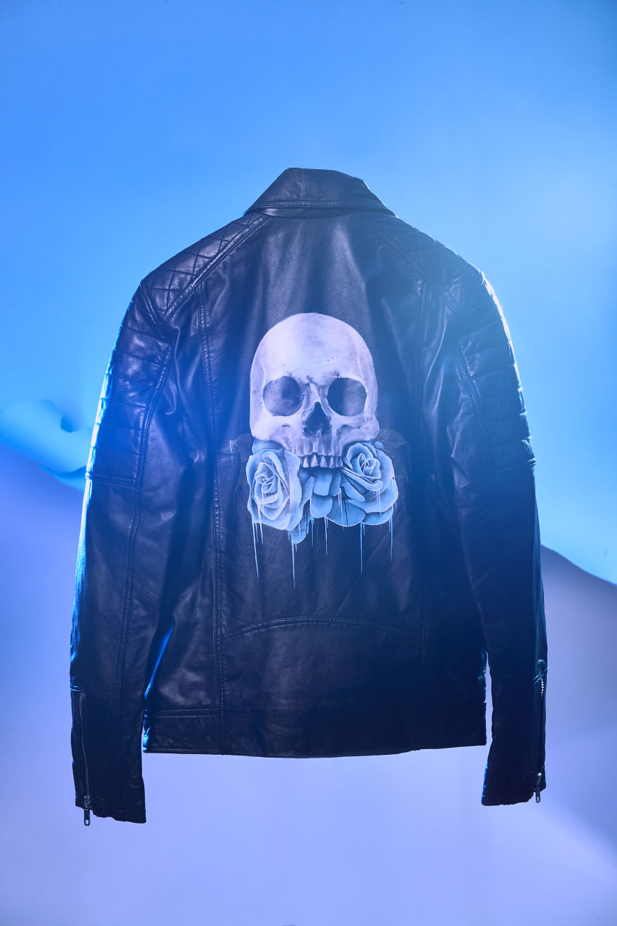 This Artist Paints On Leather Jackets And The Result Is Astounding