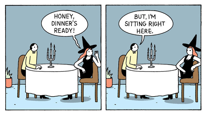 7 Hilariously Inappropriate Comics About A Slutty Witch