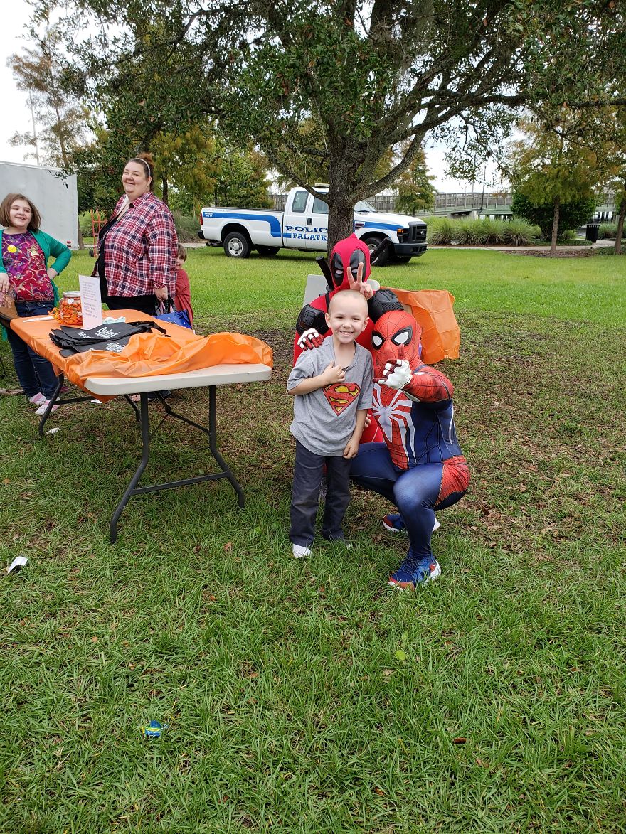 A Lot Of Kids In My Poor Neighborhood Miss Out On Halloween Costumes. I Decided To Change That. I Handed Out Over 100 Today