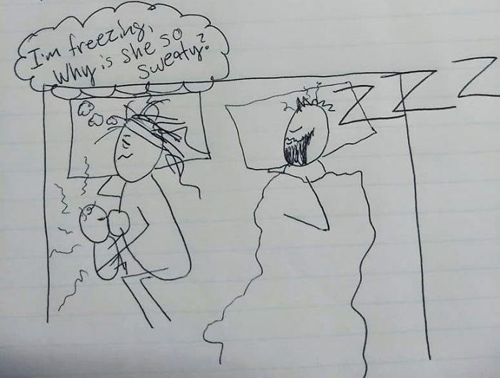 This Woman Drew A Comic To Explain To Her Husband Why She's So Tired, And It Will Crack You Up