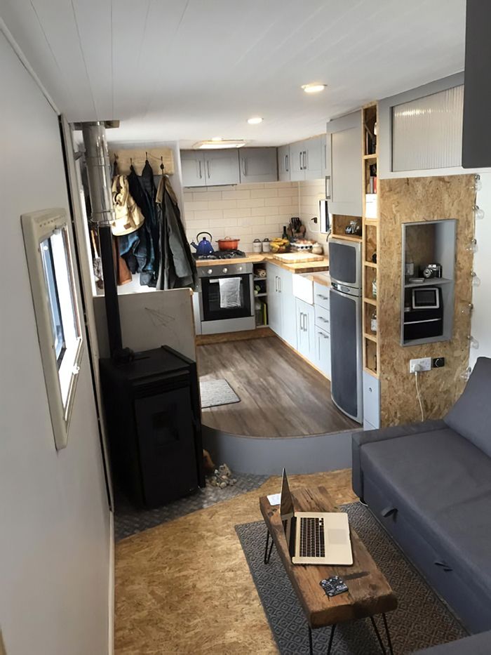 Couple Spends $25,000 To Convert Old Truck Into Mobile Home And It Looks Better Than Most Apartments