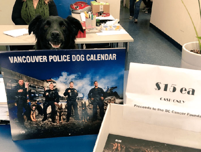 Vancouver Police Canine Unit Just Released Their 2019 Charity Calendar And It's Badass