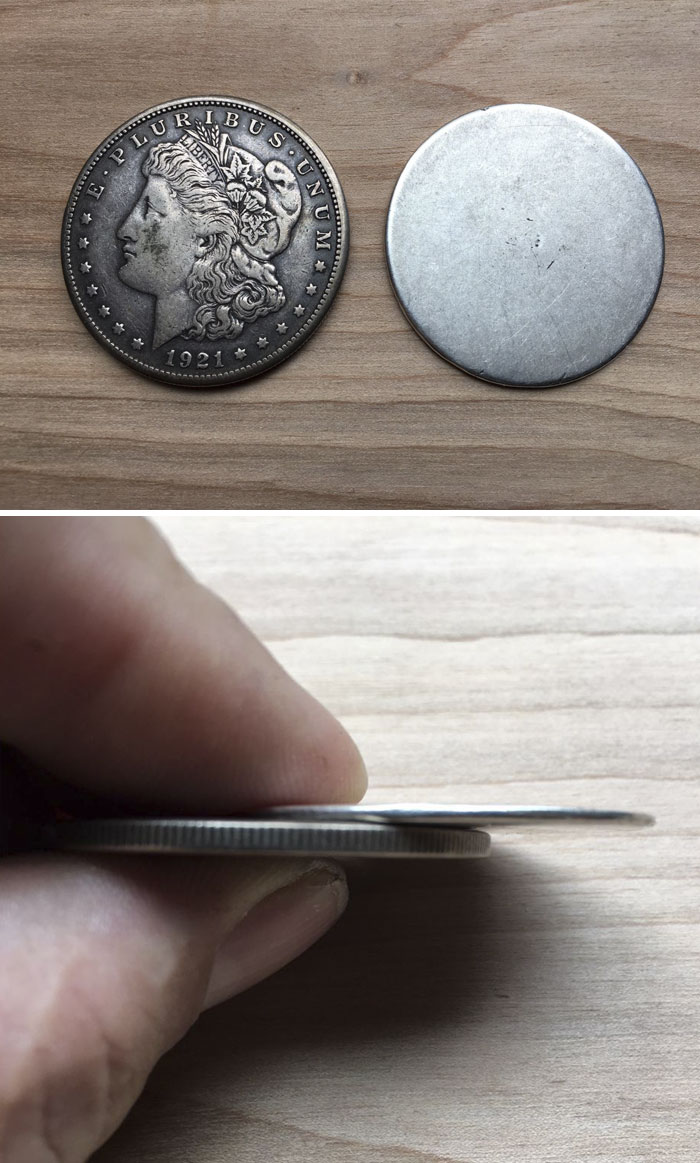 63 Years Of Pocket Wear On A US Silver Dollar