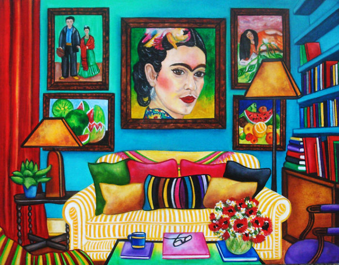 Forever Frida Series Oil Paintings Of Frida Kahlo By K Madison Moore