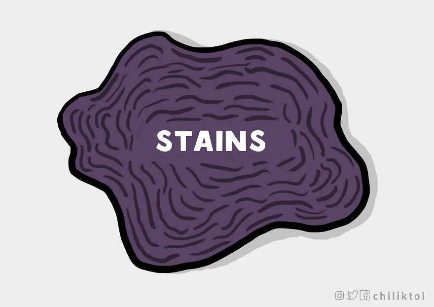 Comic &laquo;stains&raquo;