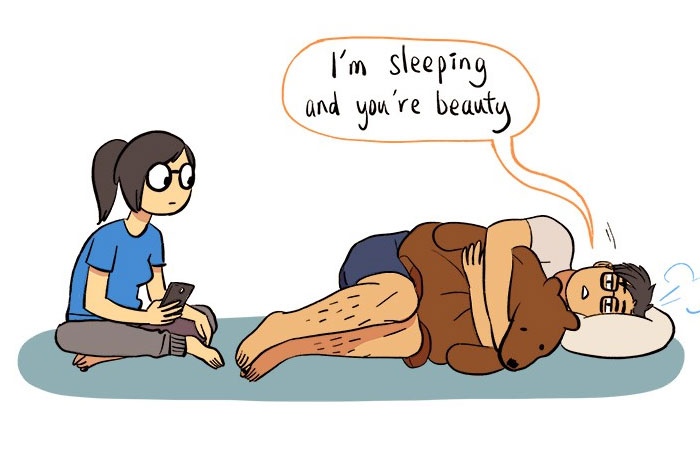 Artist Illustrates Her Relationship With 'IT Guy' In 13 Adorable Comics