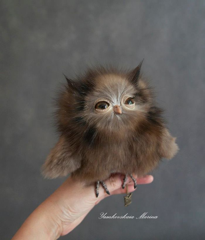 Artist Makes Incredibly Realistic Owl Toys
