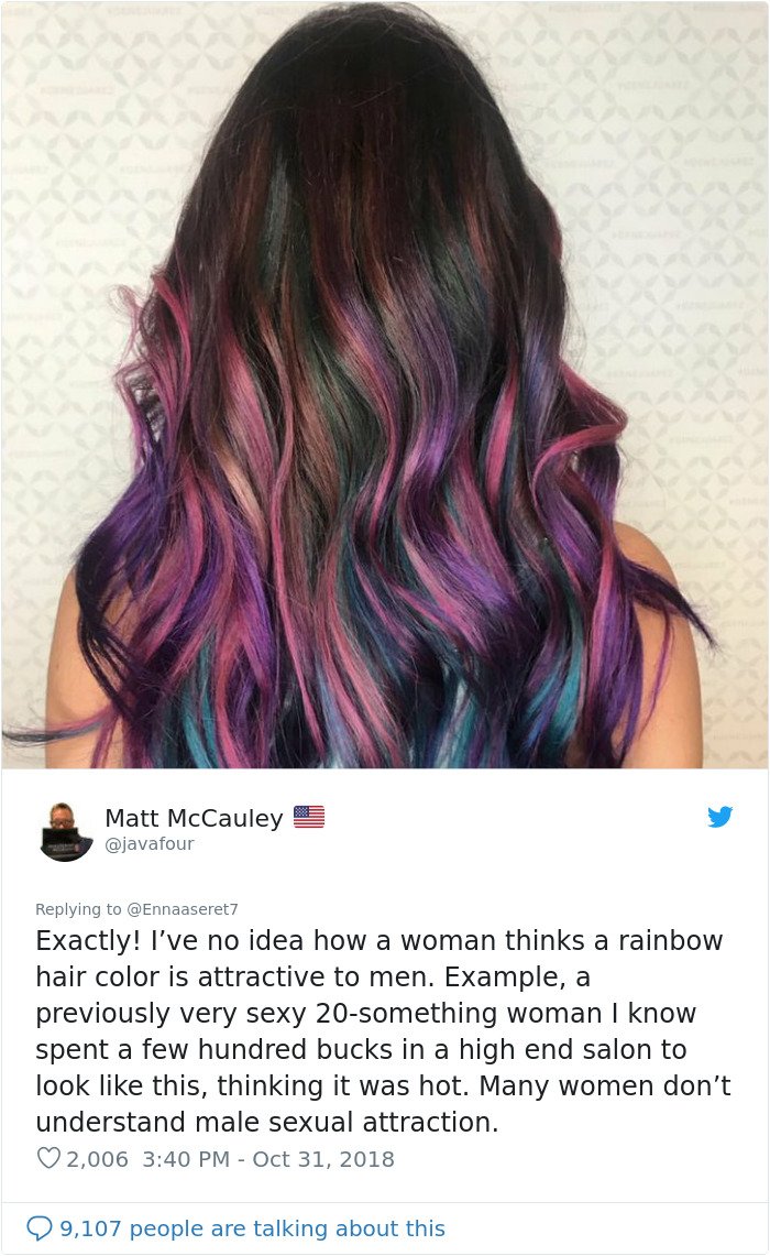 This Woman Had The Best Comeback Ever To A Man Who Said To Stay Away From Women With Dyed Hair
