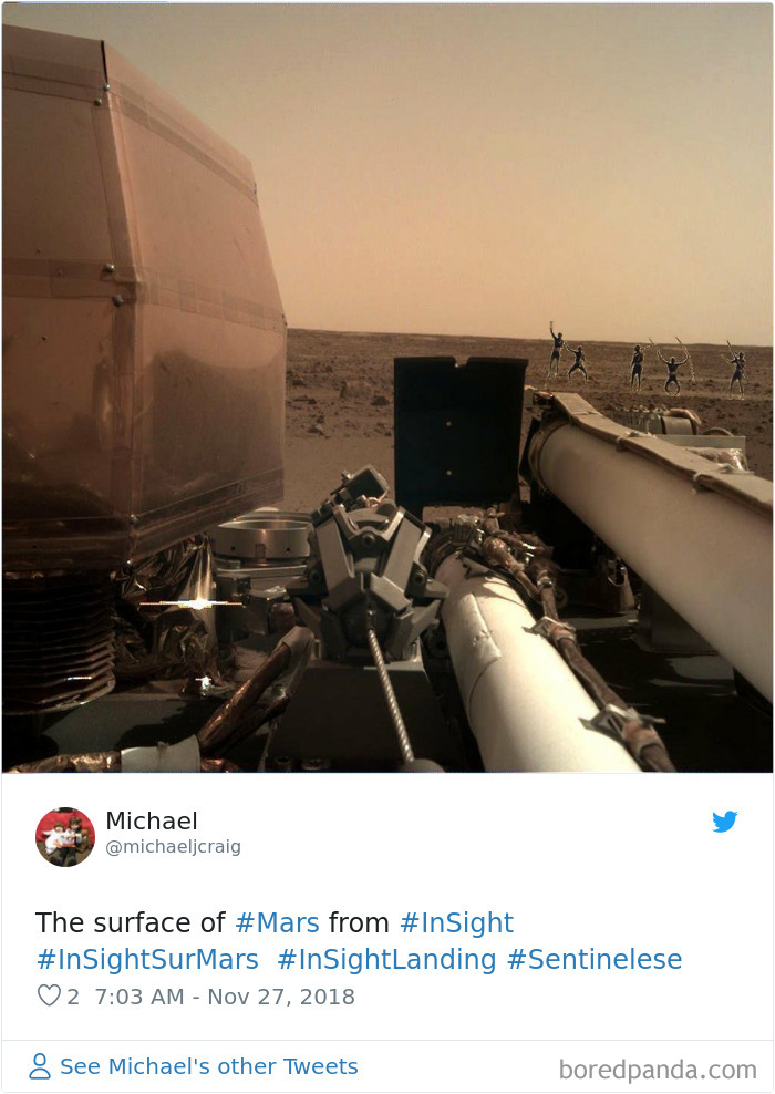 La superficie de Marte desde el Insight #Sentineleses