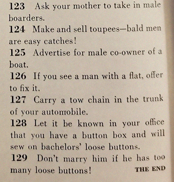 This '129 Ways to Get a Husband' Article From 1958 Shows How Much The World Has Changed