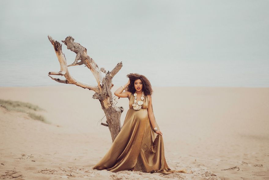 Maternity Pictures Inspired By A Fusion Of African Cultures