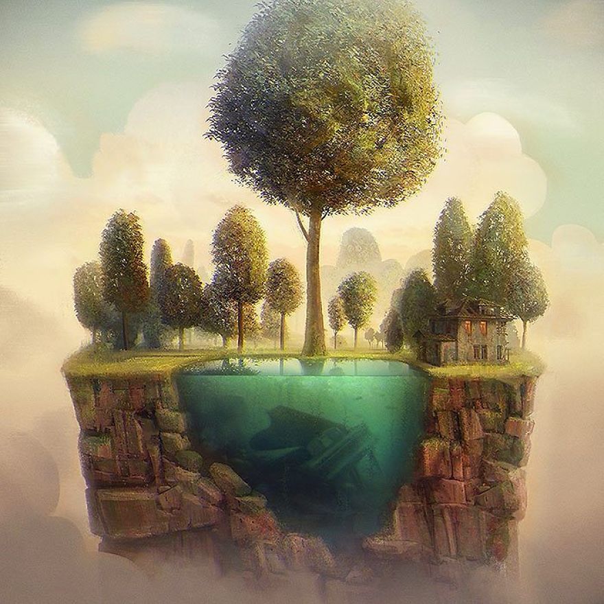 This Artist Creates Surreal Worlds That You Would Want To Go Them