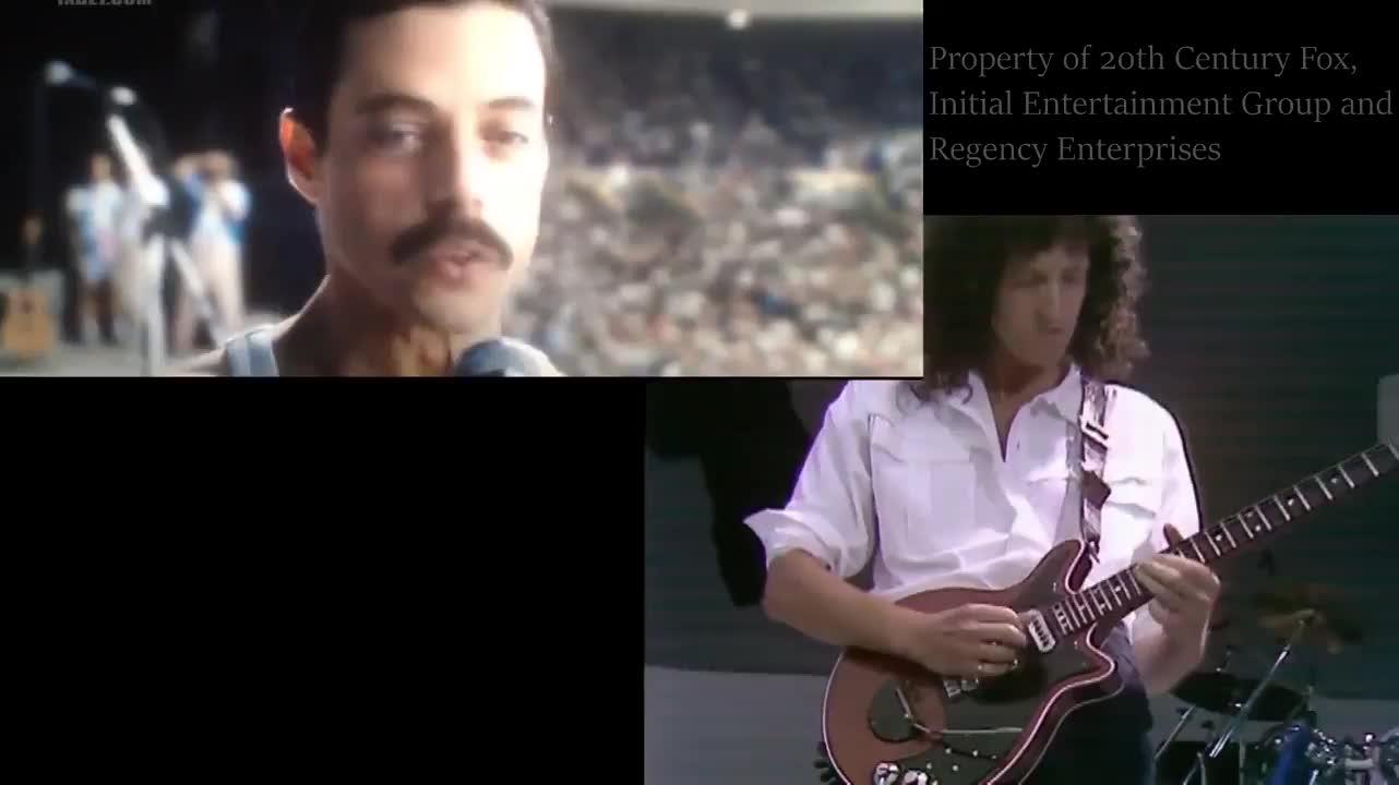 Someone Made A Side-By-Side Comparison Of Rami Malek And Freddie Mercury An Live Aid, And It's Like Watching The Same Person