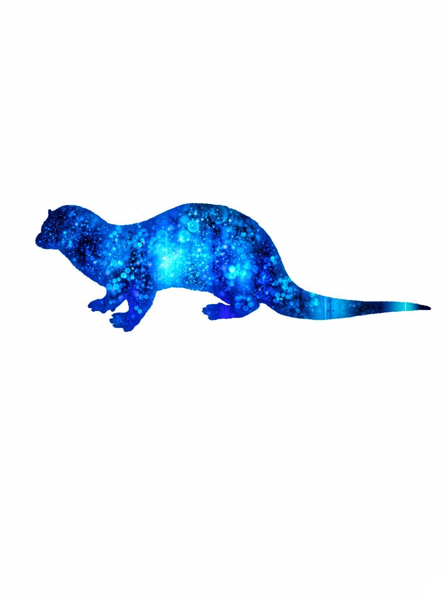 Artist Creates Enchanting Double Exposure Animals
