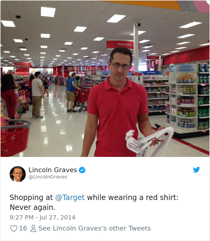 16 Hilarious Times People Made The Mistake Of Wearing Red To Target