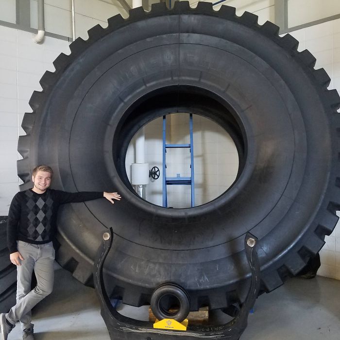 El mayor y el menor neumático de Michelin