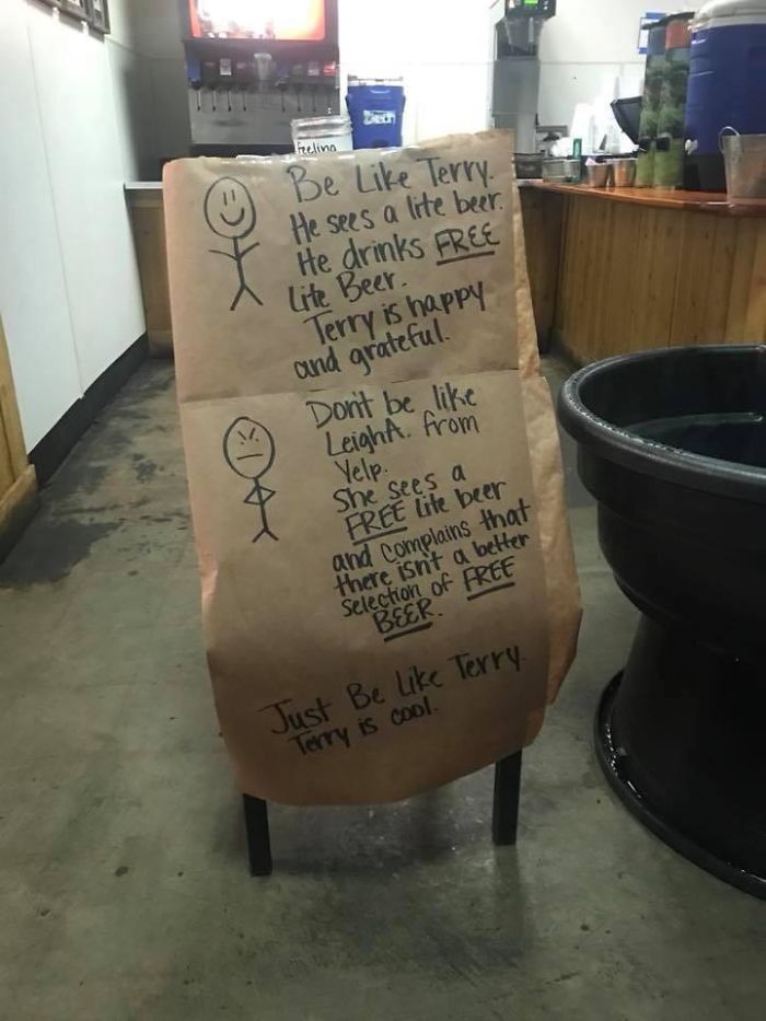 Choosing Beggars Don’t Like Free Beer At Local BBQ Joint