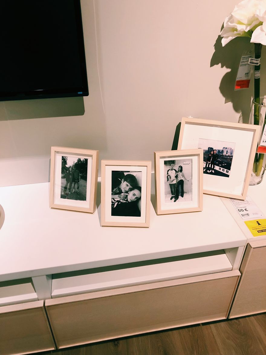 My Girlfriend And I Pranked IKEA By Replacing Boring Fake Stock Photos With Photos Of Ourselves