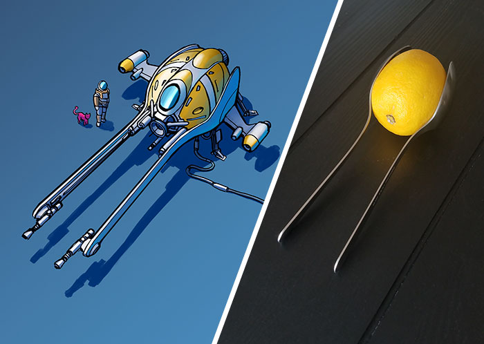 Artist Turns Everyday Objects Into Spaceship Designs, And The Result Is Out Of This World (11 Pics)