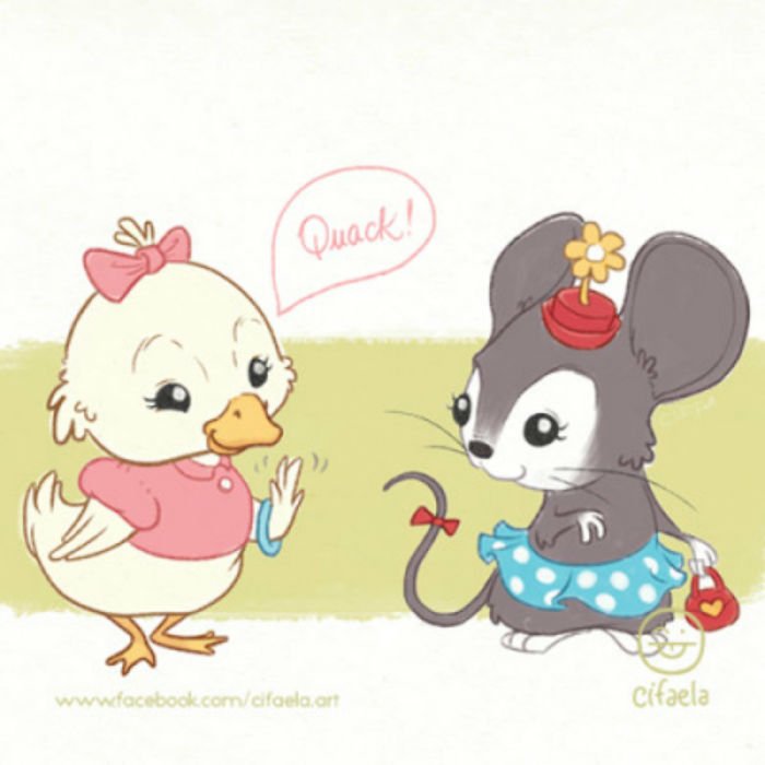 Daisy Duck And Minnie Mouse