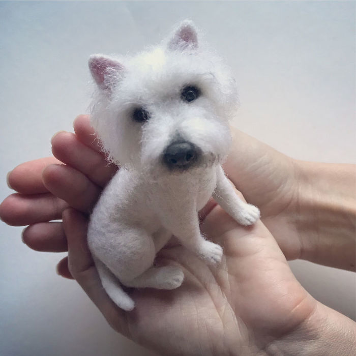 Artist Turns Wool Fibers Into Very Cute Animals