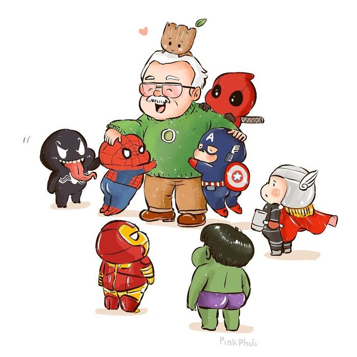 63 Artists' Tributes To Late Comic Book Legend Stan Lee | Bored Panda