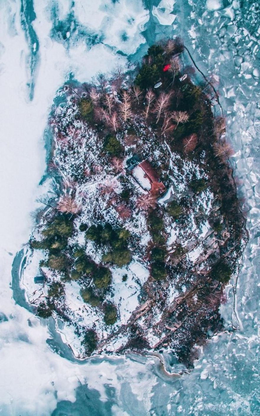 Changing Of Seasons In Sweden With A Bird’s-Eye View