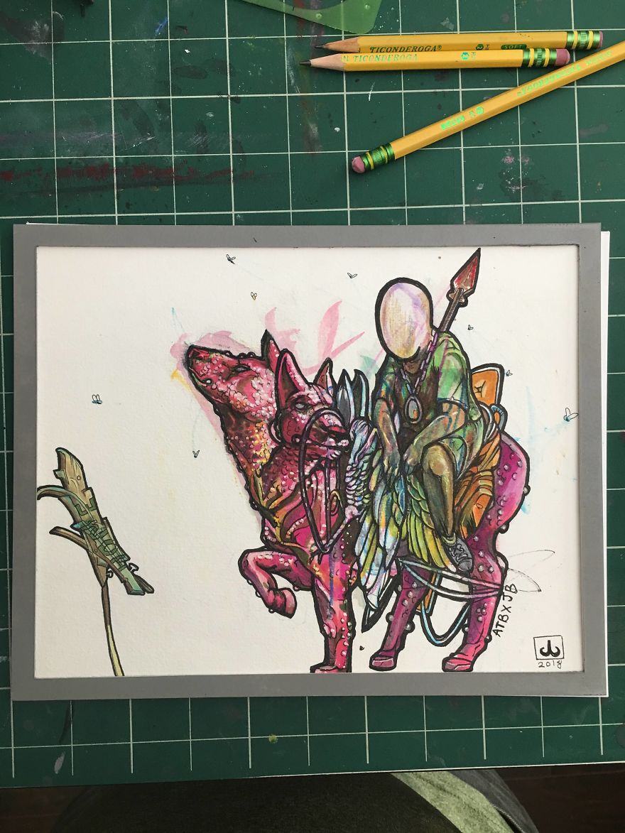 Artist Dad Uses Sons' Random Scribbles And Forms Them Into Amazing Personalized And Innovative Works Of Art! Artist Dad Uses Sons' Random Scribbles And Forms Them Into Amazing Personalized And Innovative Works Of Art!