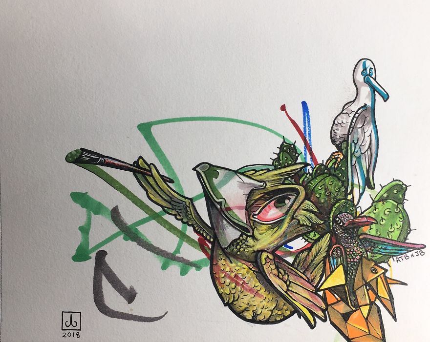 Artist Dad Uses Sons' Random Scribbles And Forms Them Into Amazing Personalized And Innovative Works Of Art! Artist Dad Uses Sons' Random Scribbles And Forms Them Into Amazing Personalized And Innovative Works Of Art!